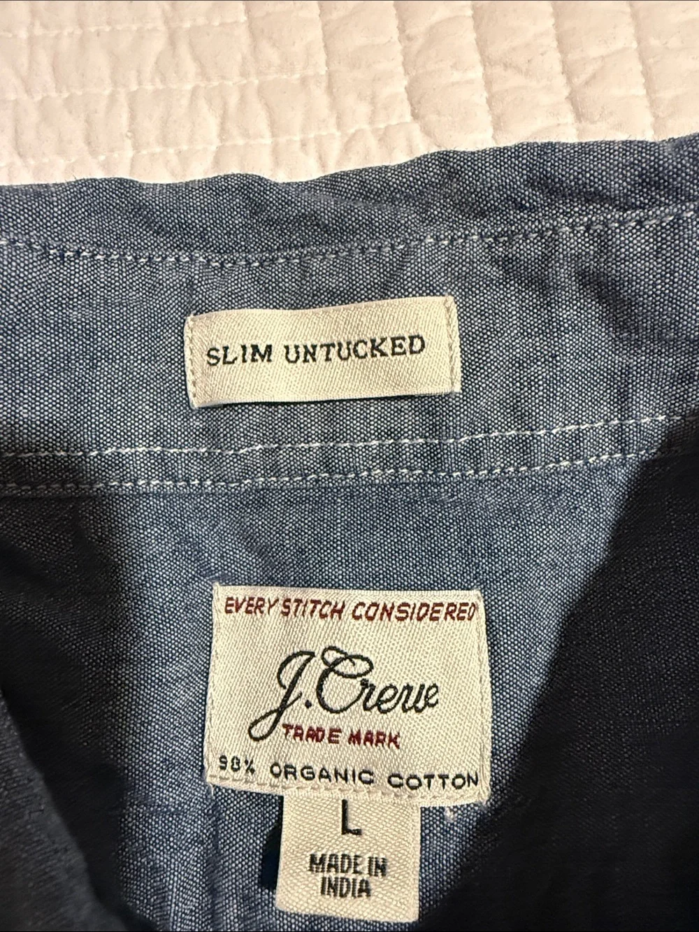 J. Crew chambray button-down